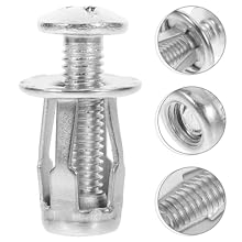 Veemoon 20pcs Hollow Door Fastener Kit Stainless Steel