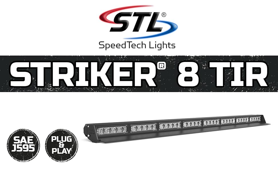 SpeedTech Lights Striker TIR 8 Head LED Traffic Advisor