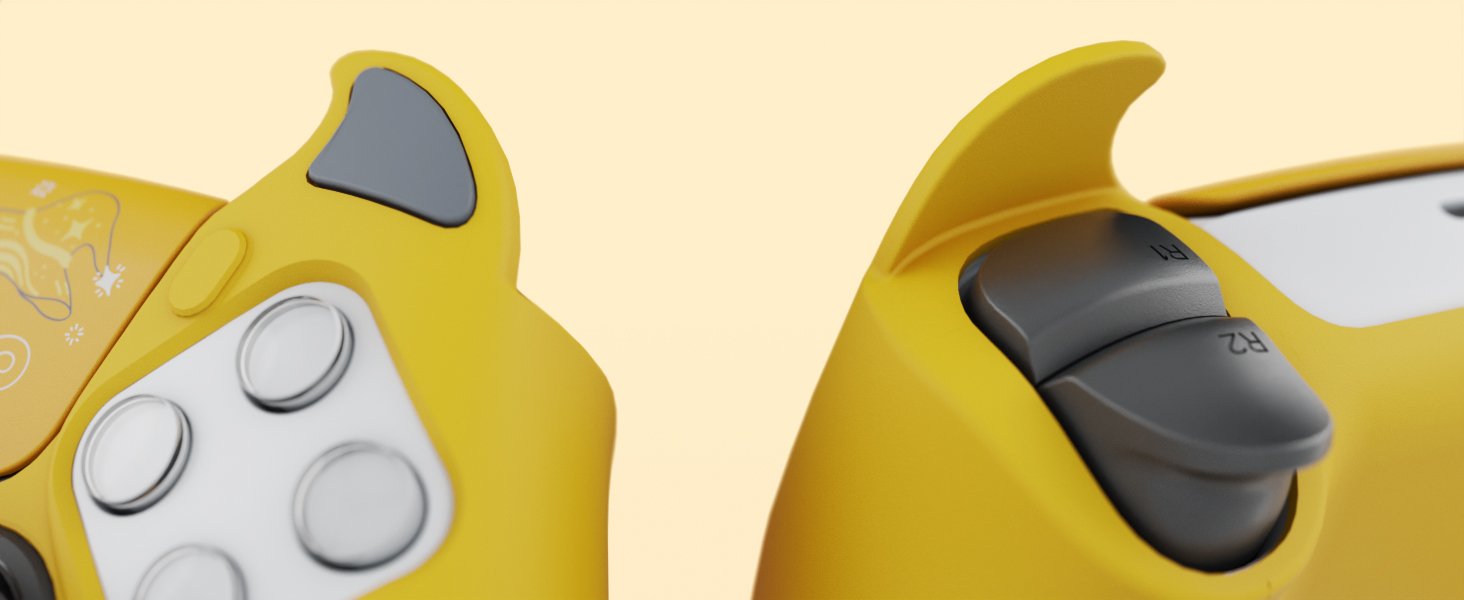 PlayVital Cute Demon Controller Silicone Case for ps5, Kawaii