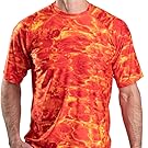 Aqua Design Mens Rash Guard Solar Shirt: Brief Sleeve Swim High Rashguard for Males 18 rashguard camisa uv protección adulto sol upf guardia aqua manga corta atlético deporte modesto