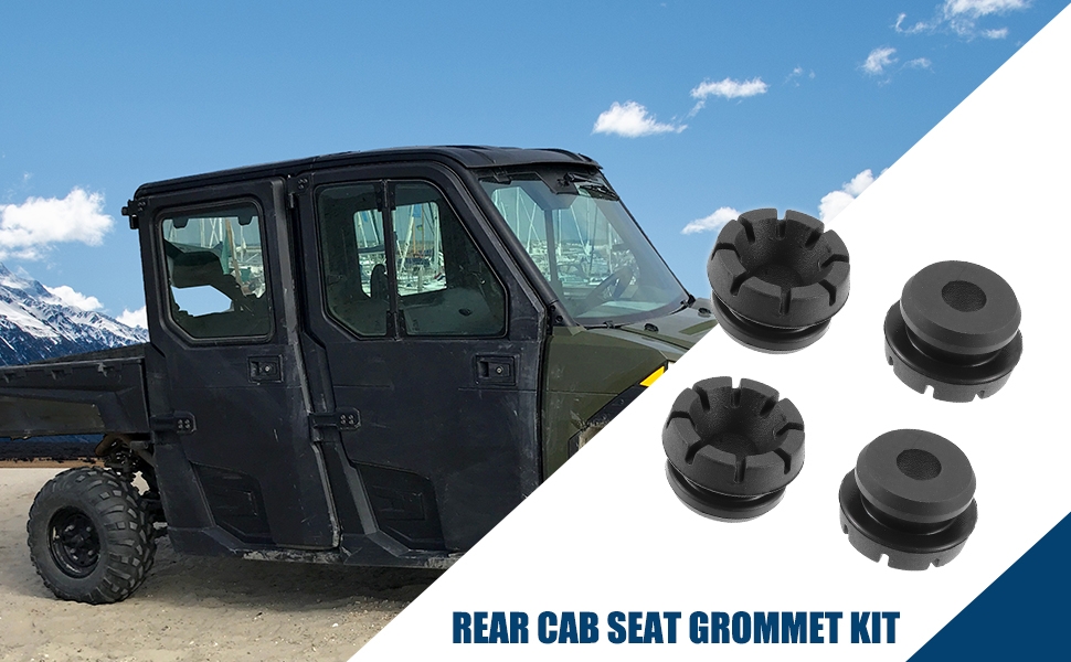 Amazon.com: Hihaha ATV UTV Rear Cab Seat Grommet Kit for Polaris