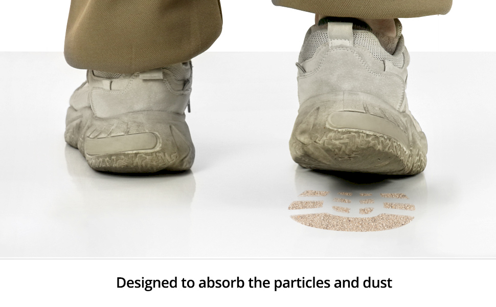 QWORK Sticky Mat for Cleanrooms, 24" x 36" (Case of 10 Mats, 30 Sheets), Removes