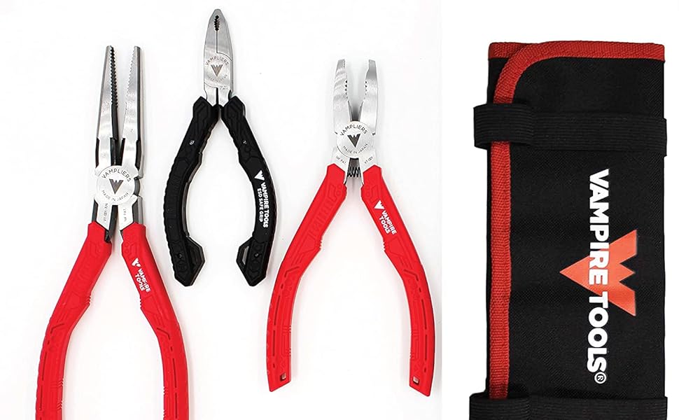 VAMPLIERS. Best Made Pliers! 3PC Set S3DP Patented Screw Extractions