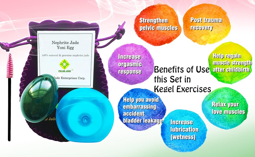 Polar Jade Nephrite Jade Egg, Medium, Drilled with Unwaxed String