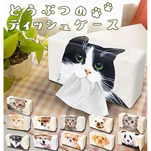 4.箱ティッシュケース詰め替えカバー★ハンドメイド★猫さんいっぱい★ plusnao ティッシュケース ネコ 猫 かわいい ティッシュ 箱