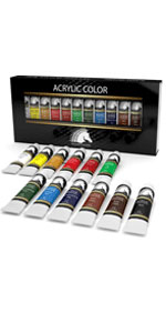 acrylic paints set