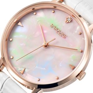 スワロフスキー　超美品　レディース腕時計　白蝶貝 美品】SWAROVSKI スワロフスキー 1185826 レディース腕時計 白