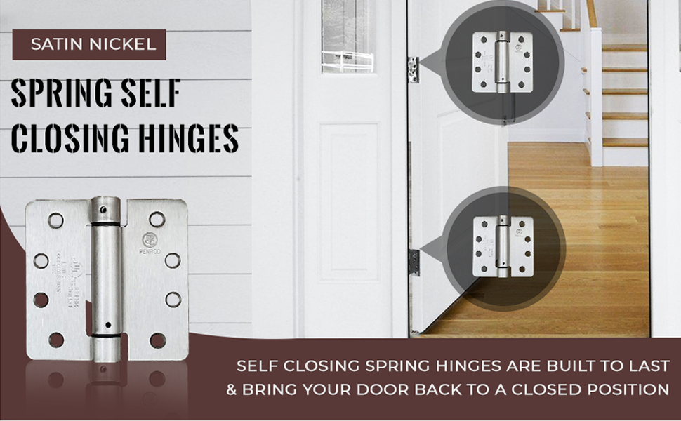 Hinge Pin Door Closer, 30 Lbs, 58 OFF