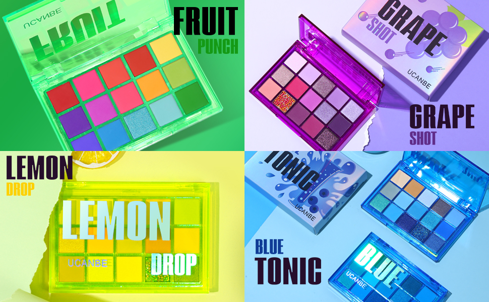 15 colors fruit eyeshadow palette