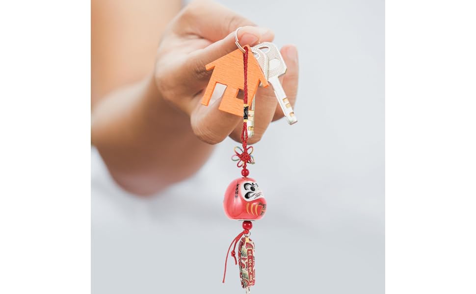 Amazon.com : VILLCASE Japanese Style Bodhidharma Pendant Ceramic