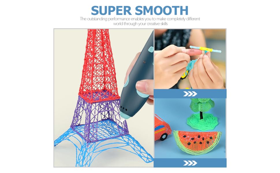 12pcs Printing Pen Filament Pcl Cf Filament Refills Guard Bright Design High Compatibility Random Color 21 3