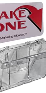 Marketing Holders Clear Outdoor Vehicle Business Card Holder