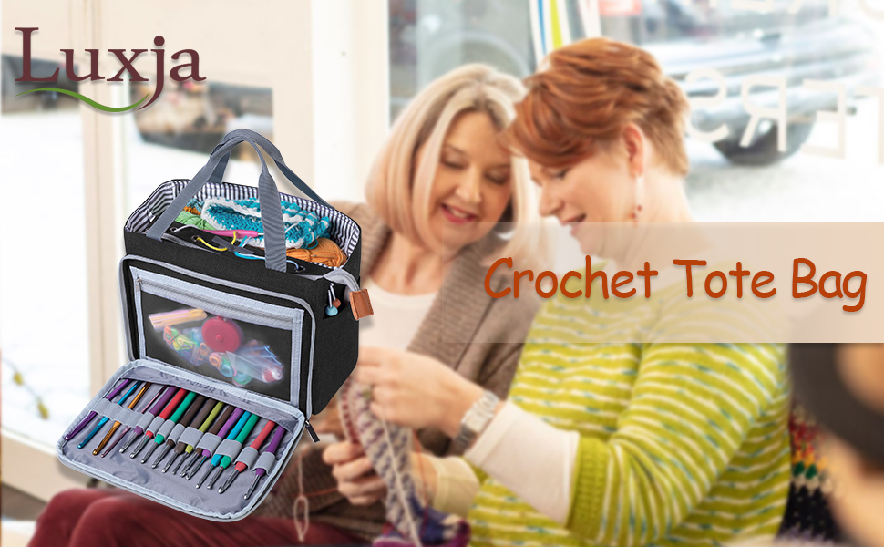 luxja crochet tote bag