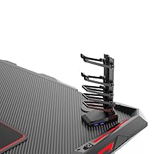 Amazon.co.jp: VSHARKER ゲーミングデスク 幅120cm奥行63cm高さ