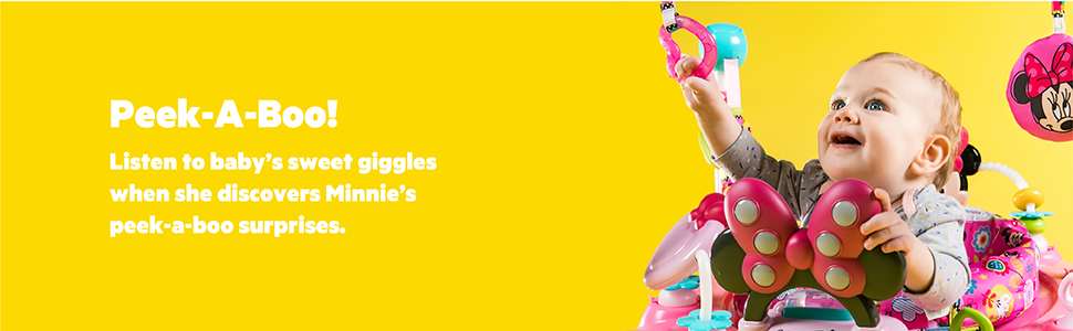 MINNIE MOUSE PeekABoo Activity Jumper