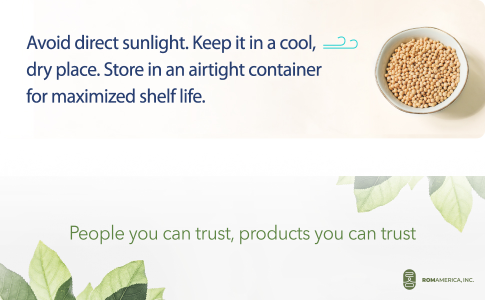 Rom America  ?      People you can trust Gaba Rice how to store non gmo soybeans soy milk beans