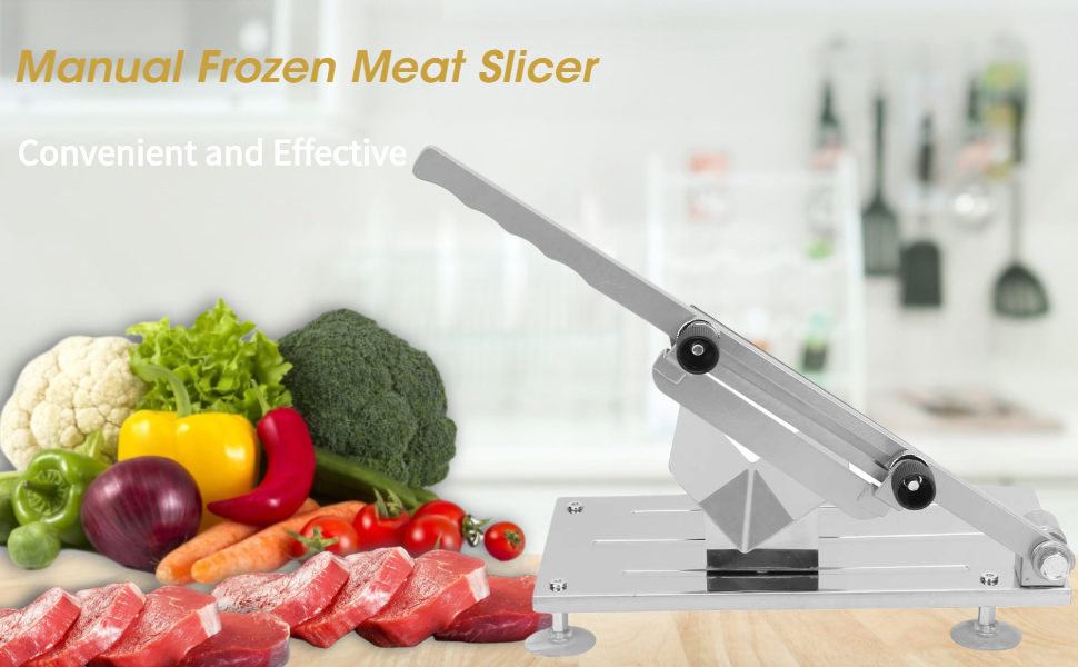 manual meat slicing