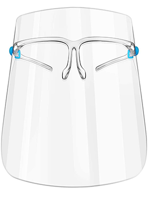 shield with glasses