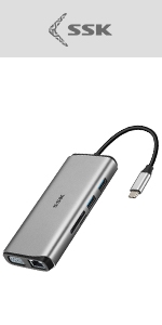 11 in 1 USB-C Hub, Laptop Docking Station with Triple Display,USB Type C Dongle Adapter with 2 HDMI