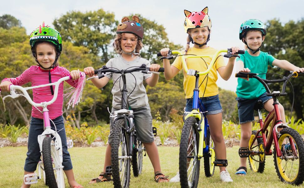 Kids riding bike helmet