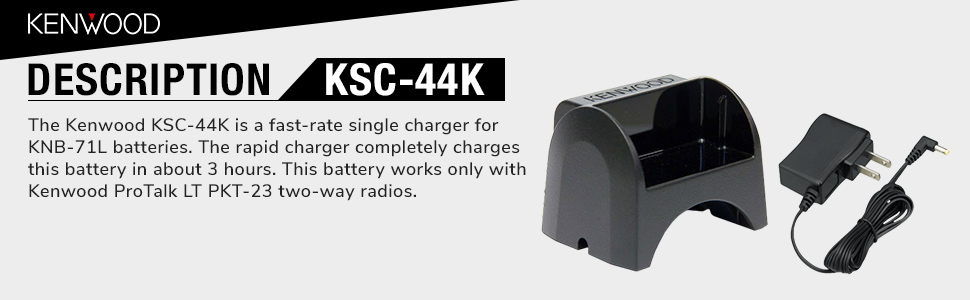 Kenwood KSC-44K Charging Cup and Adapter, Clip Together to Create Multi Charging Station 4 KNWD-KSC-44K (Single Pack)