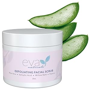 exfoliating facial scrub facial scrub Eva Naturals 