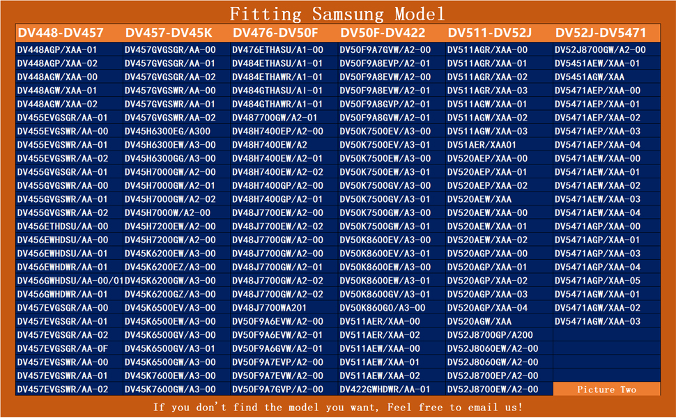 Upgraded Dryer Repair Kit Compatible with Samsung Dryer