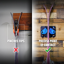 Comparación de puntas o colas pellizcadas