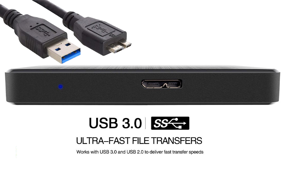 AAA PRODUCTS High Grade USB 3.0 Cable for Iomega eGo SuperSpeed