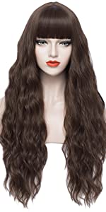Brown wig