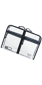 Rough Enough Plastic Clear File Folders Paper Organizer Document Bag Pouch A4 Big Large for School