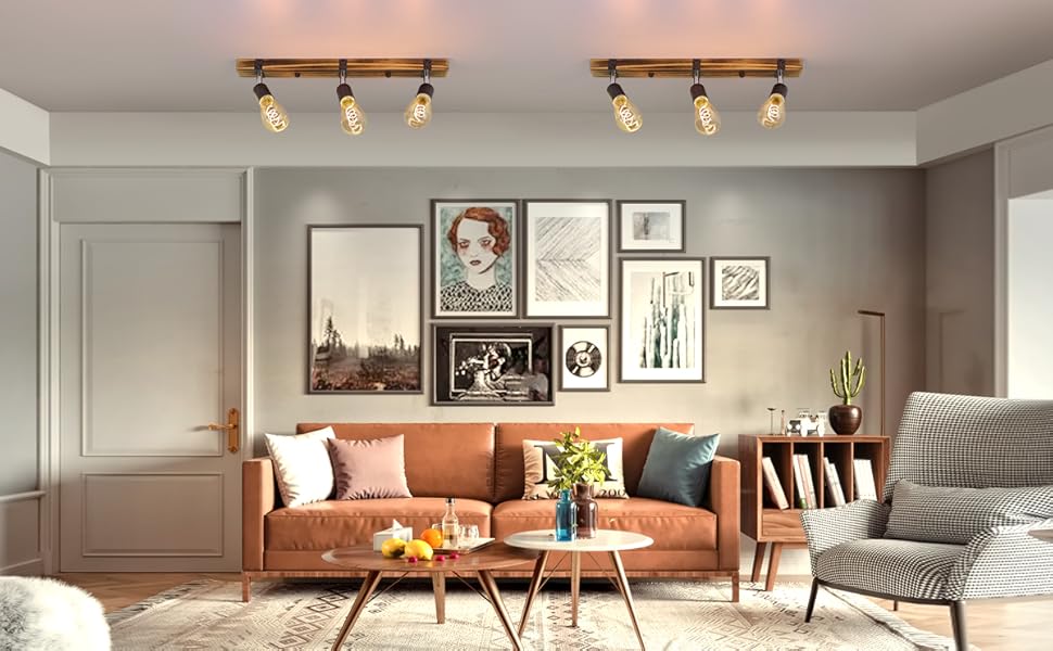 holz wohnzimmerlampe
