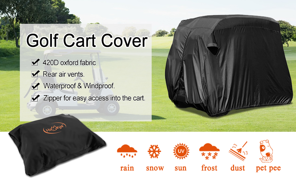 waterproof golf cart cover