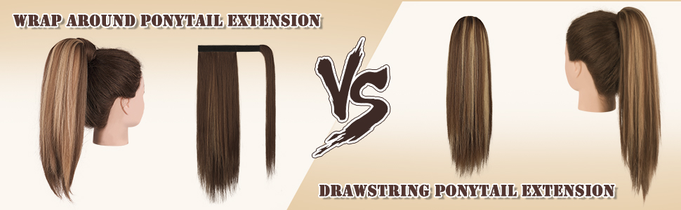 Natural Fluffy Pony Tail