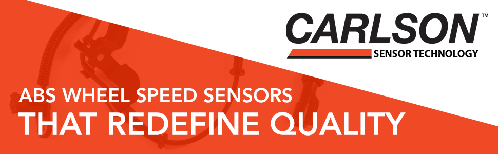 Carlson quality brake parts abs wheel speed sensors quality