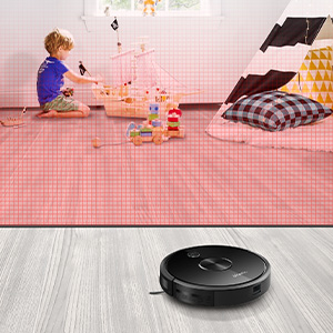 ULTENIC D5s Pro - Robot Vacuum Cleaner With Mop - 3000Pa Suction - Wi-Fi/Alexa/App Control 13 robot vacuum Off-Limit Areas