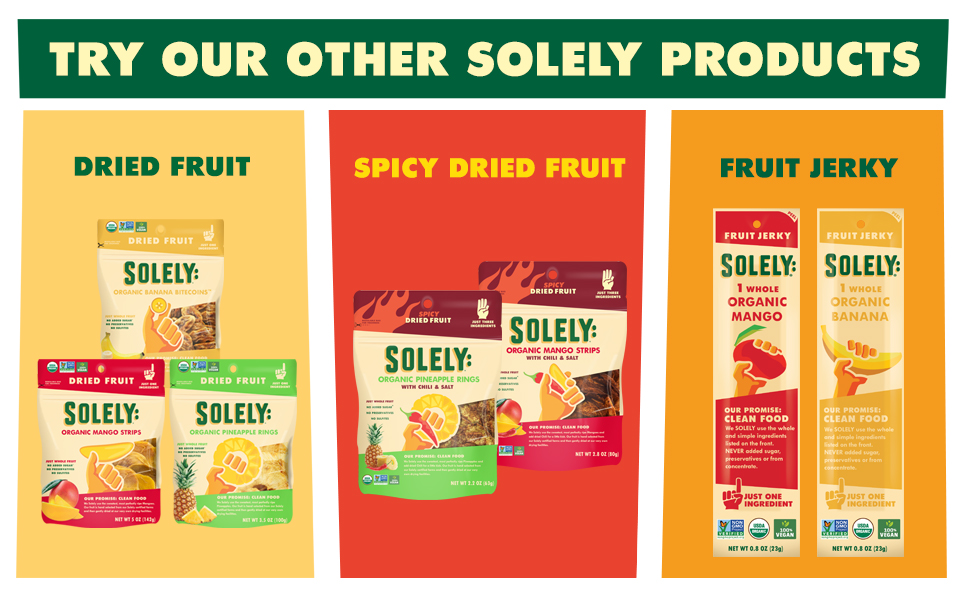 SOLELY Organic Dried Spaghetti Squash, 1.76 oz One Ingredient