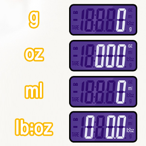 Cooking Scale-Multiple Unites