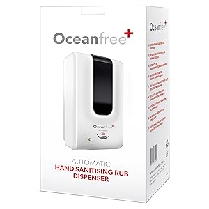 Automatic Touch Free Hand Sanitiser Spray Dispenser Wall Mounted by Ocean Free