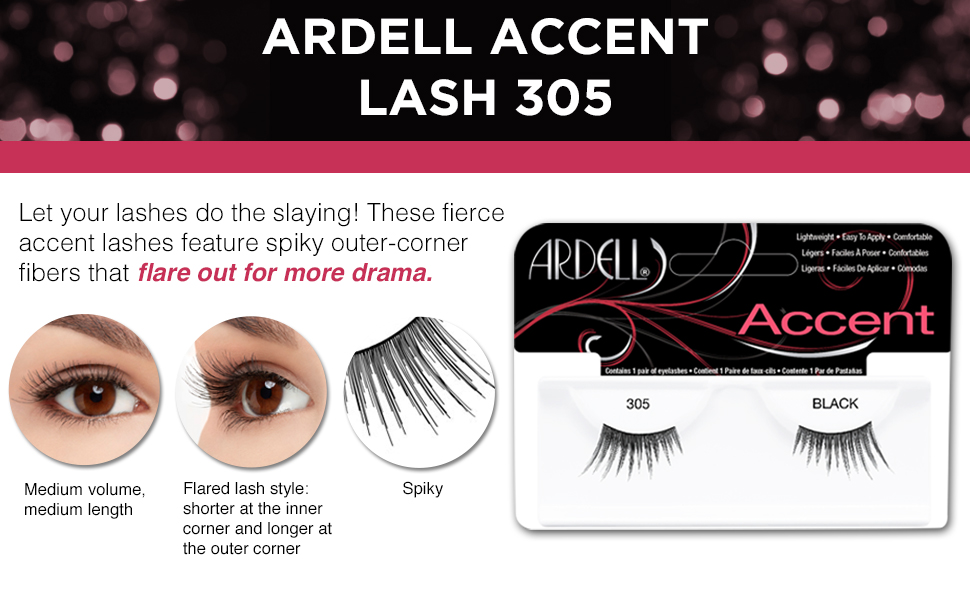 Ardell Accent Lashes 305, 4 Pack Beauty & Personal Care