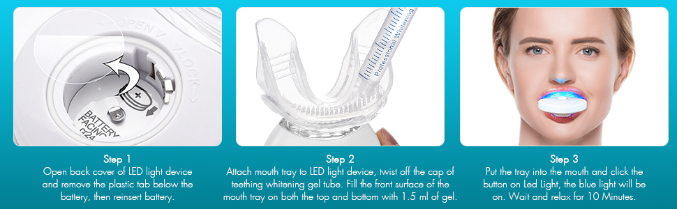white teeth whitening kit