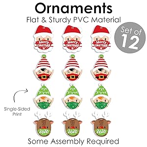 Quarantine Christmas Tree Ornament Details