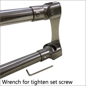 Amazon Com Naiture Stainless Steel 60 Double Straight Shower