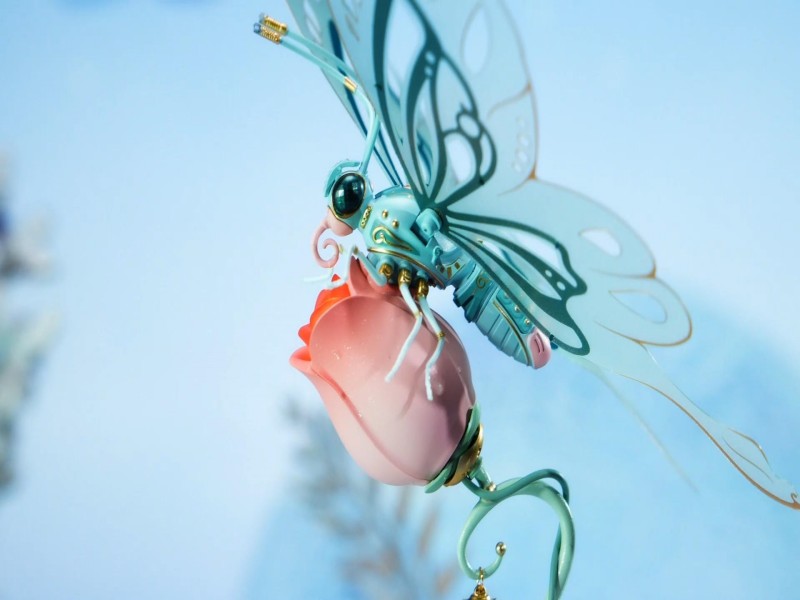 動く【  蝶 ちょう 】金属工芸 r0340 Amazon | ROKR 立体パズル プラモデル メカニカル 昆虫 機巧 蝶