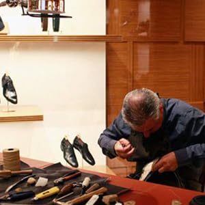 leder Schnürhalbschuhe