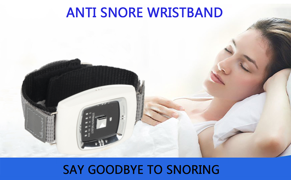 Anti Snoring Devices, Sleep Connection Anti Snore Wristband with 3
