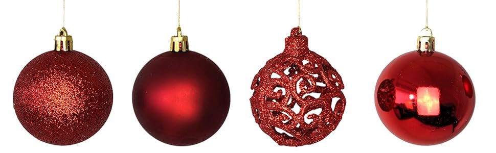 Kerstballen.