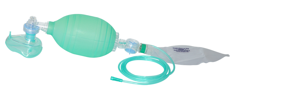 proexamine surgicals artificial resuscitator autoclavable silicon green adult