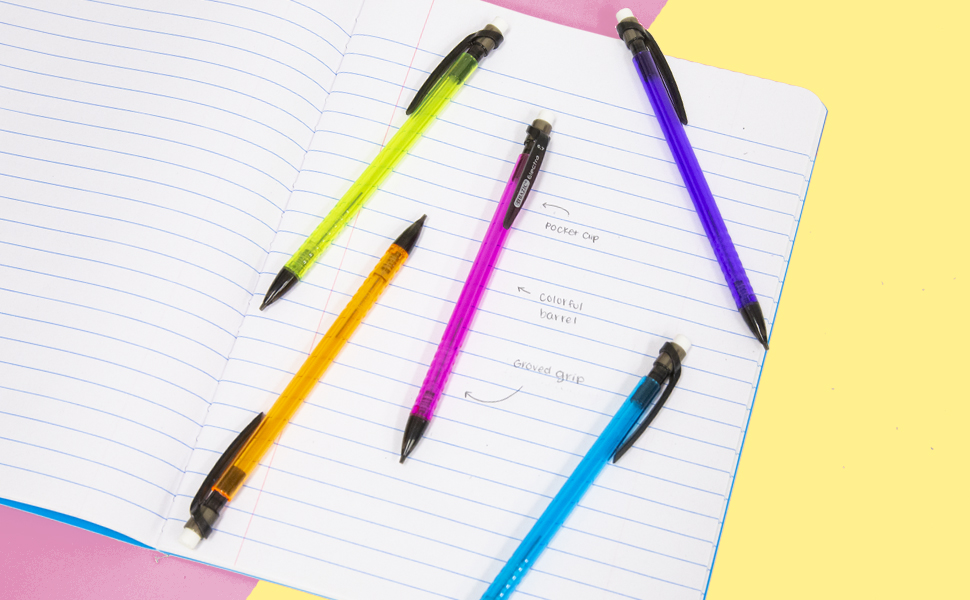 BAZIC Electra 0.7mm Fashion Color Mechanical Pencil