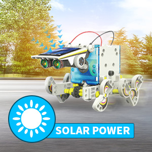 13-in-1 Education Solar Robot Toys -190 Pieces DIY Building